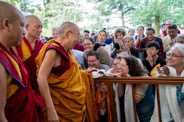 Dalai Lama — personnalité végétarienne à Dharamsala