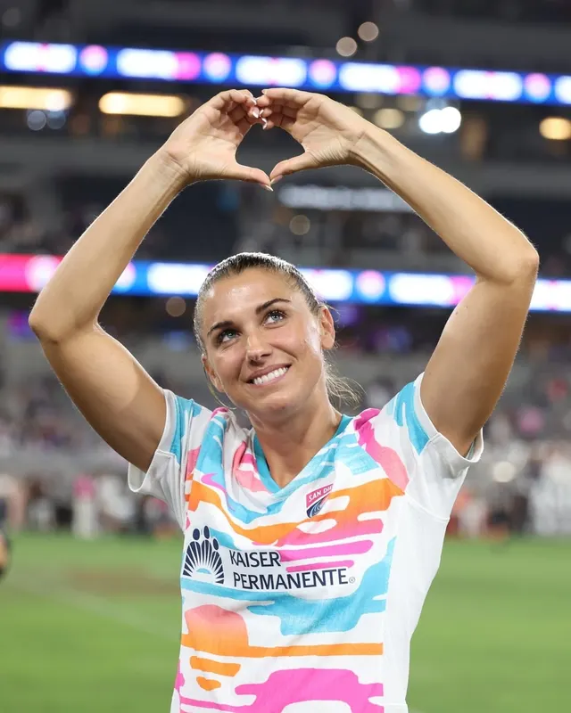 Alex Morgan — personnalité végane à San Diego