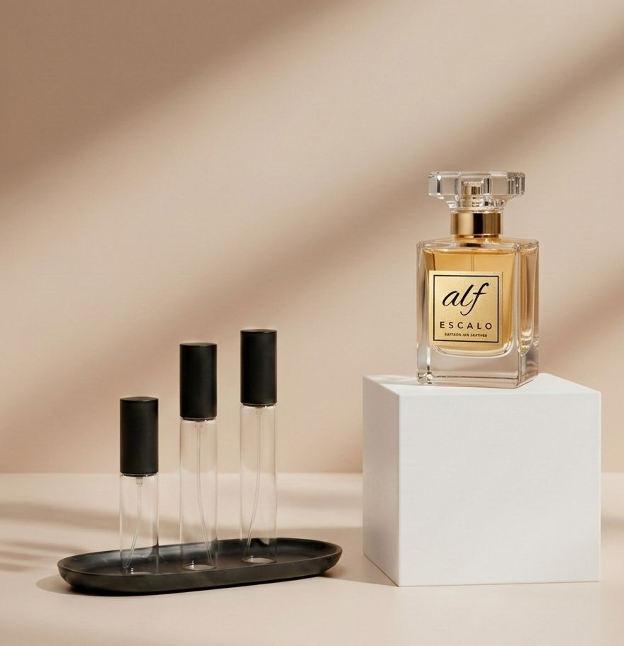 Escalo Alf perfume decant bottle