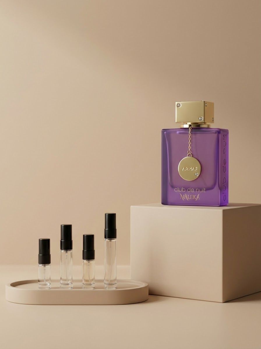 Armaf Club De Nuit Maleka perfume decant bottle