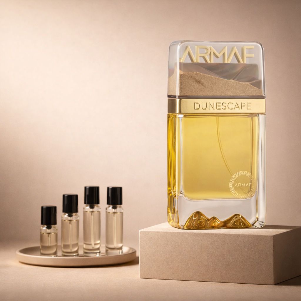 Armaf Dunes Escape perfume decant bottle