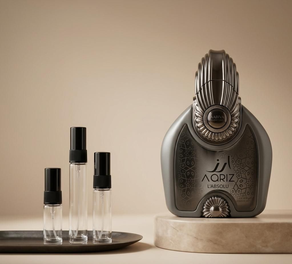 Arabiyat Prestige Aariz L Absolu perfume decant bottle
