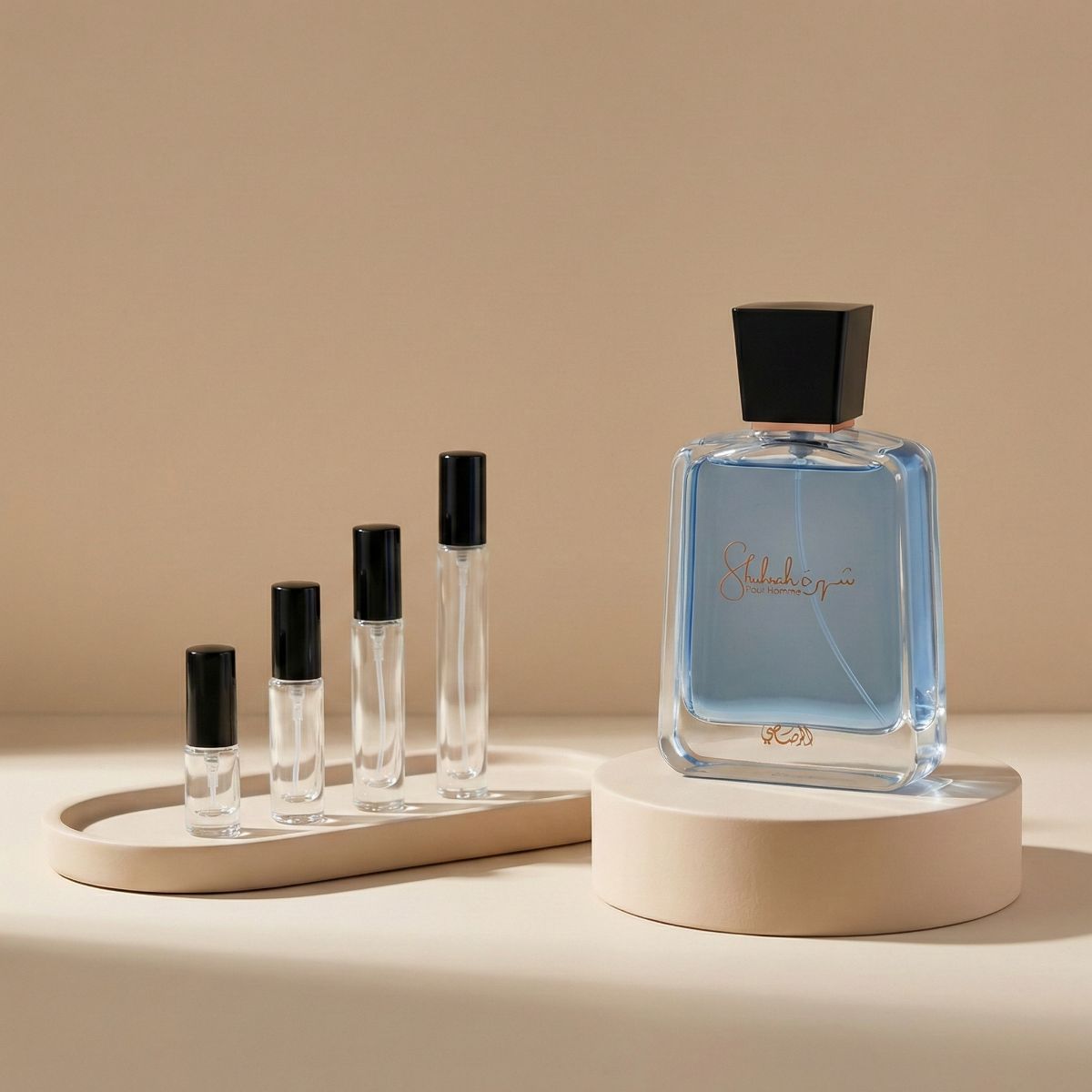 Rasasi Shuhra Pour Homme perfume decant bottle