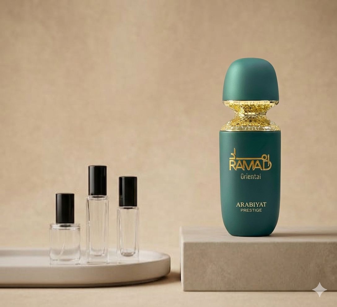 Arabiyat Prestige Ramad Oriental perfume decant bottle