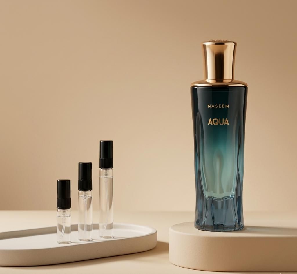 Naseem Aqua perfume decant bottle