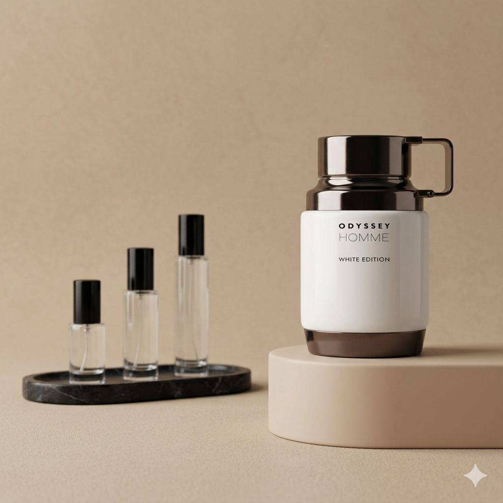 Armaf Odyssey Homme White Edition perfume decant bottle