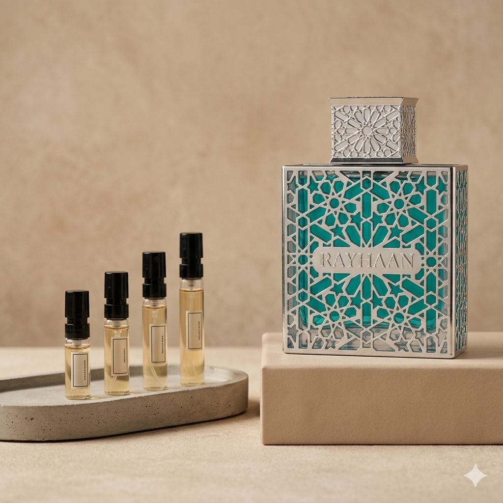 Rayhaan Aquatica perfume decant bottle