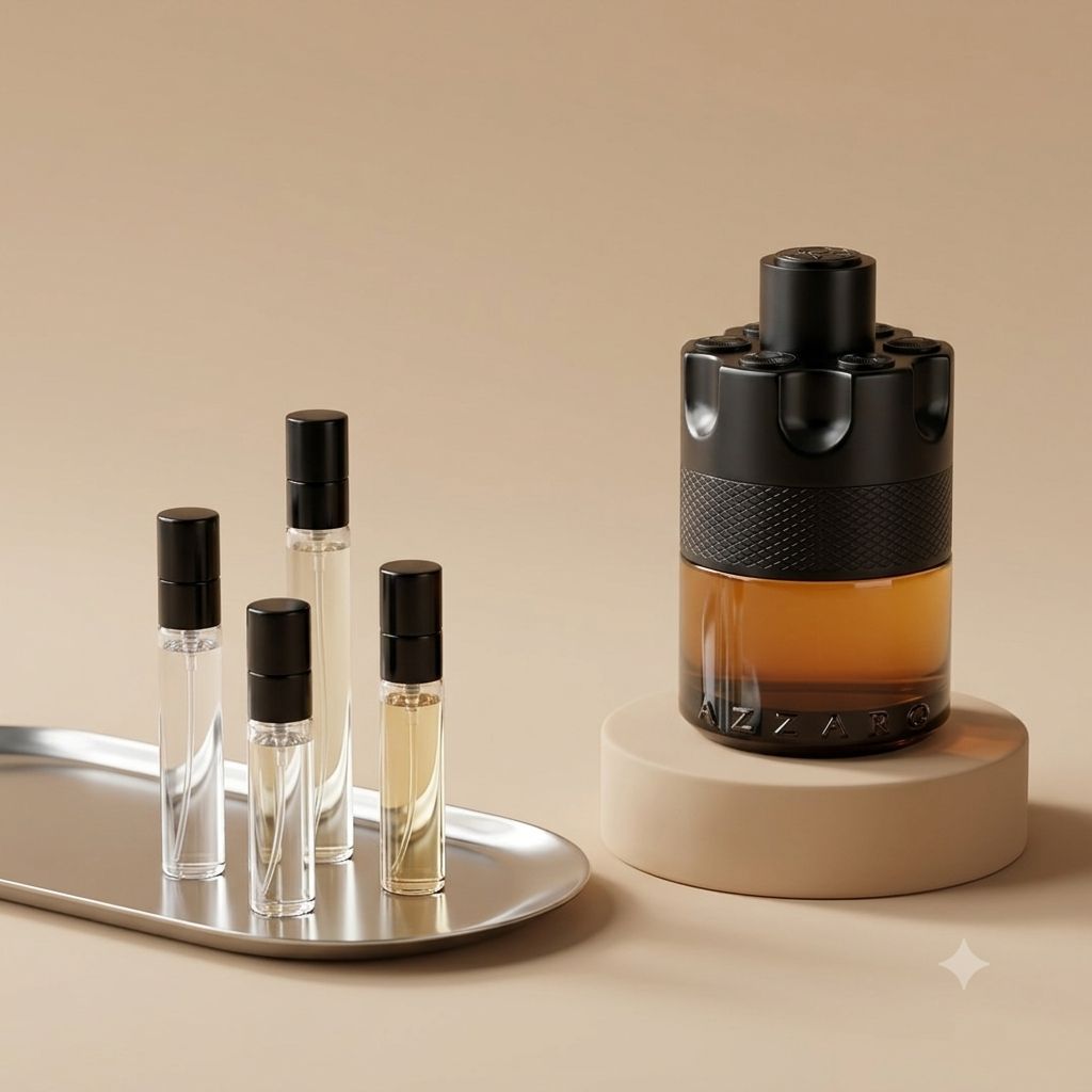 Azzaro Most Wanted perfume decant bottle
