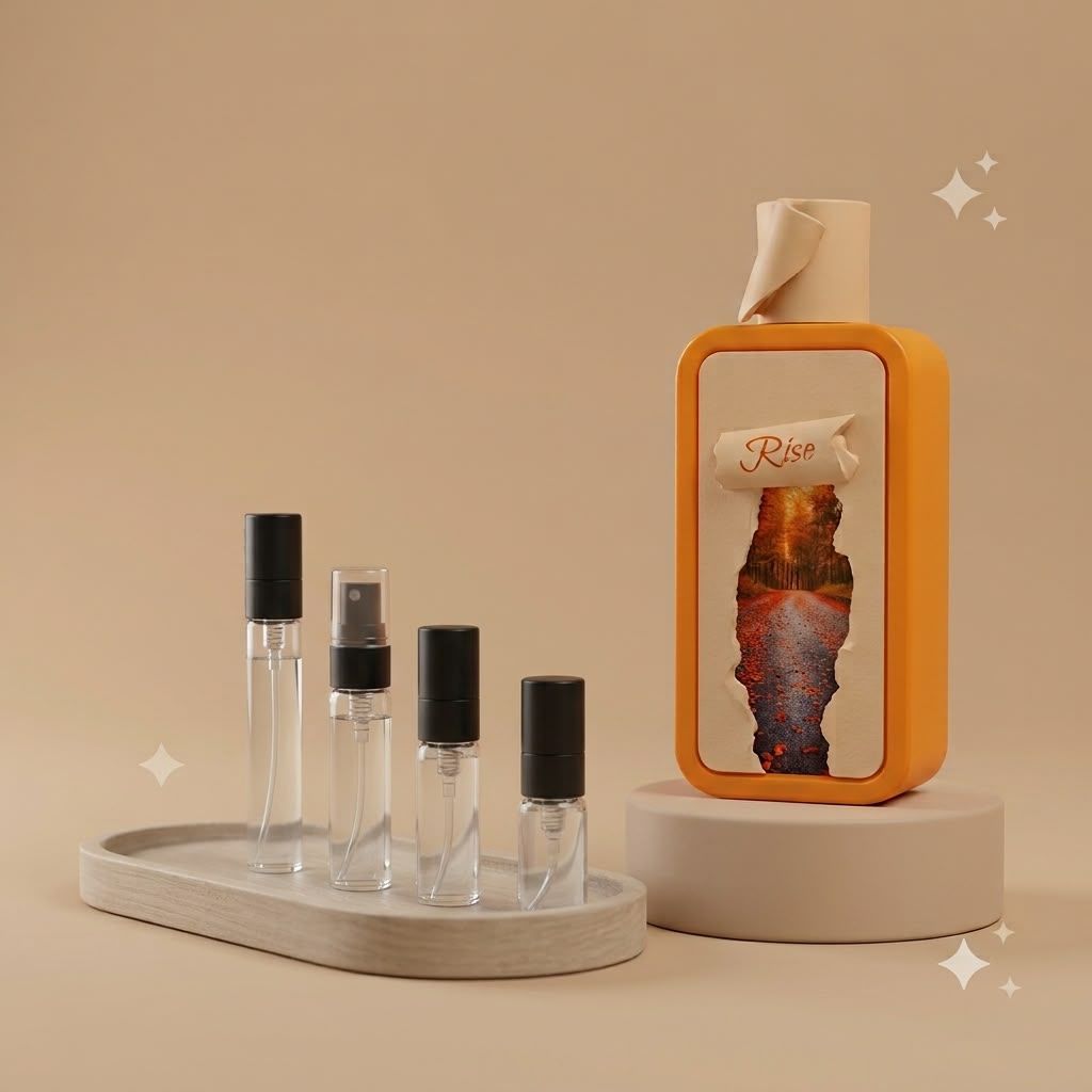 Riiffs Season Rise perfume decant bottle