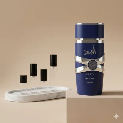 Lattafa Asad Zanzibar perfume decant