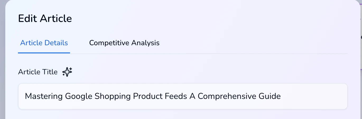 title, ai title generation, features, tools