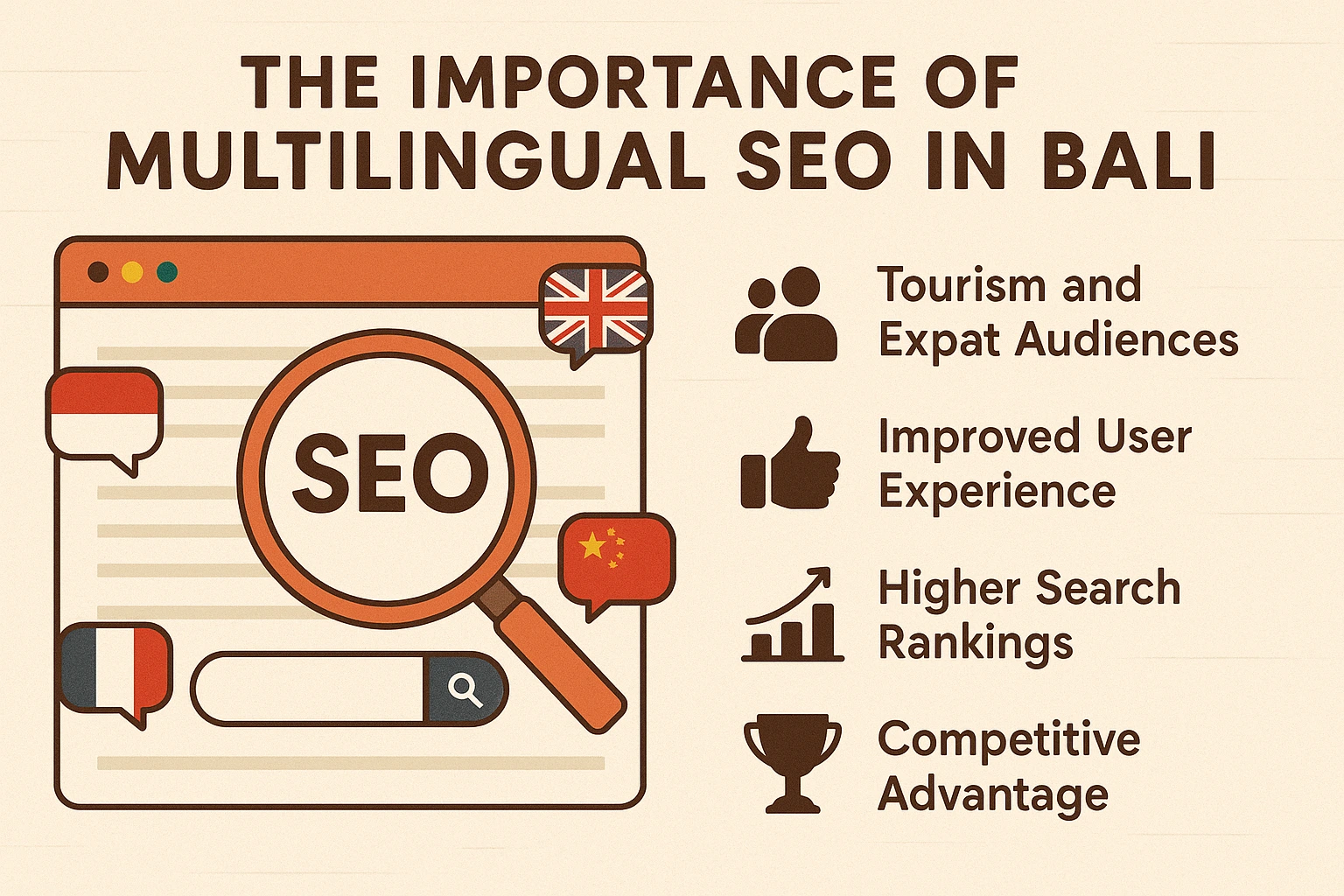 multi lingual seo, bali expats, chinese in bali