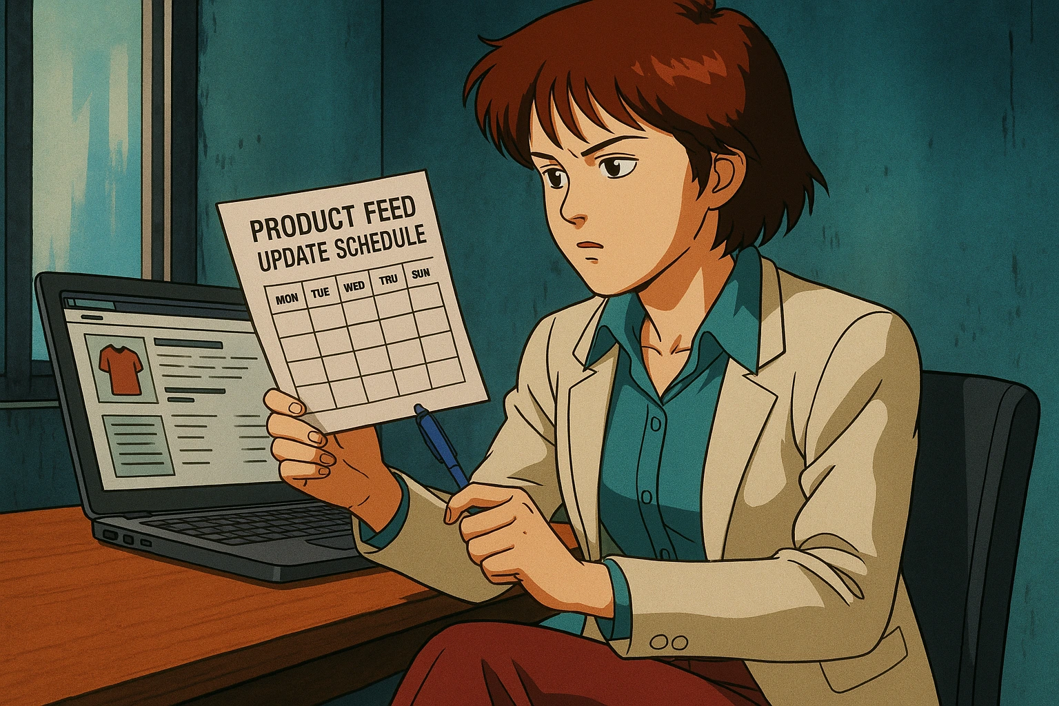 product feed schedule