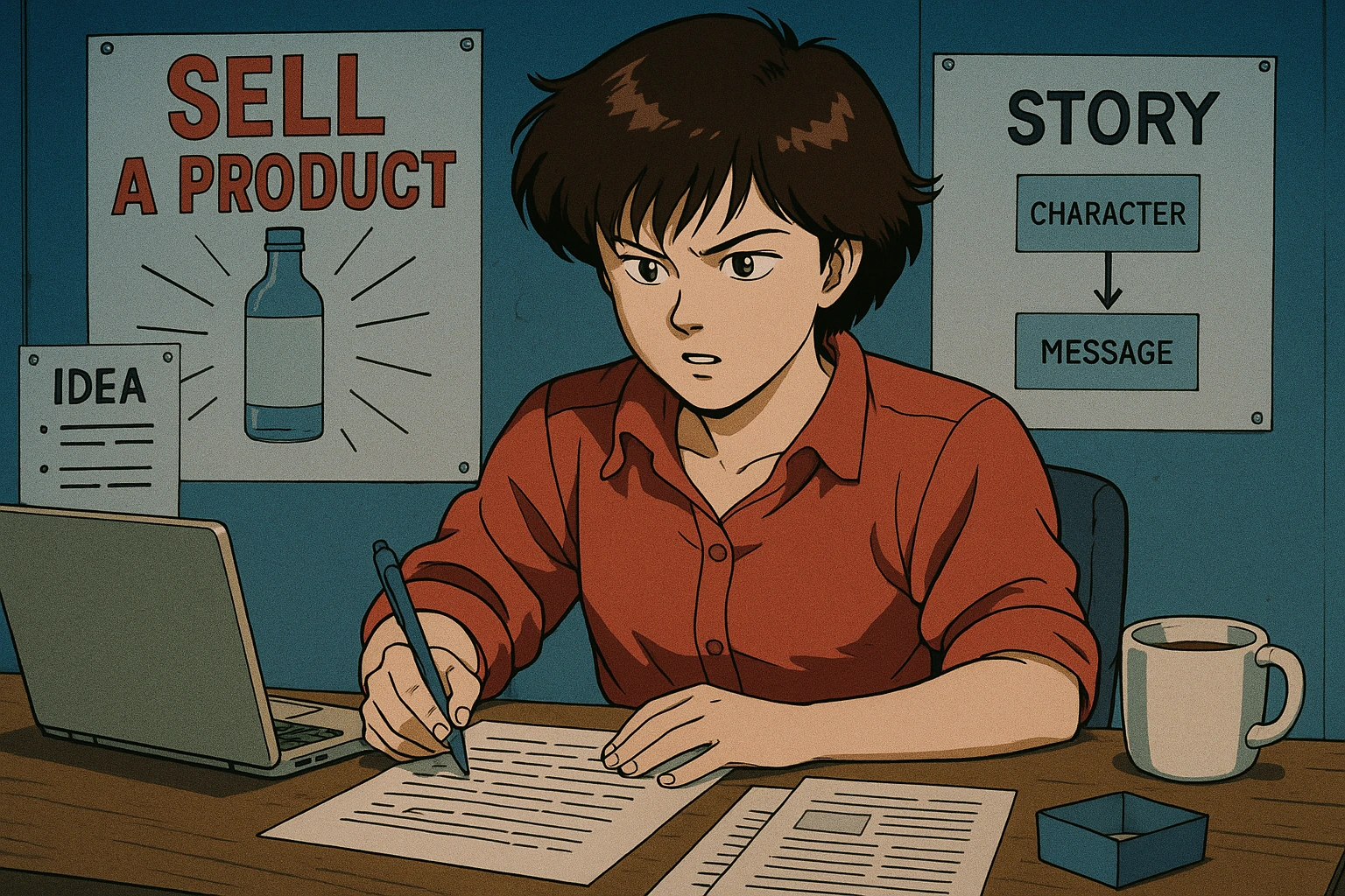 product narrative, sell a product, craft story