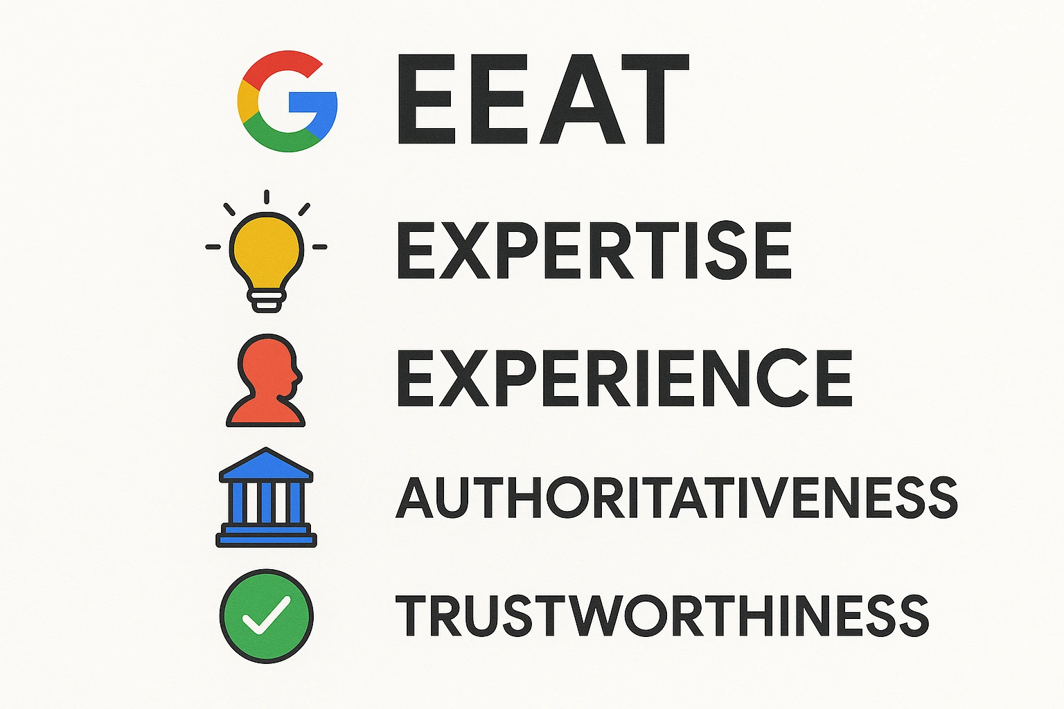 eeat, google quality standard, google search