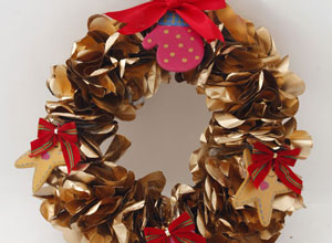 Guirlanda de Natal com bulas