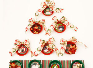 Árvore de Natal reciclada