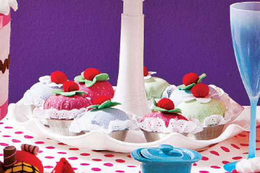 Cupcake de pano