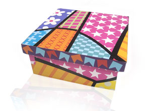 Caixa com papel Con-Tact