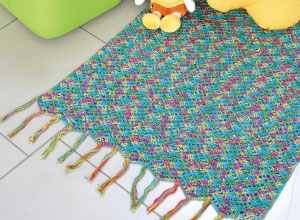 Tapete infantil de crochê