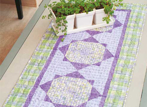 Trilho de mesa com patchwork 2