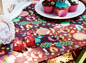 Reforme a mesa com tecido