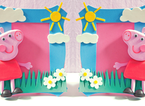 Porta-retratos da Peppa Pig