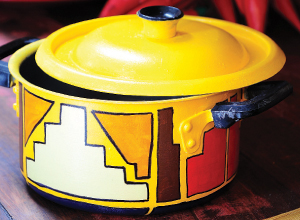 Panela decorada
