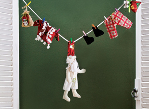 Decoração de Natal com patchwork