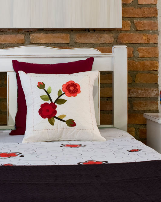 Almofada de patchwork para Feng Shui