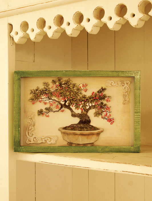 Quadro de cerejeira de arte holandesa