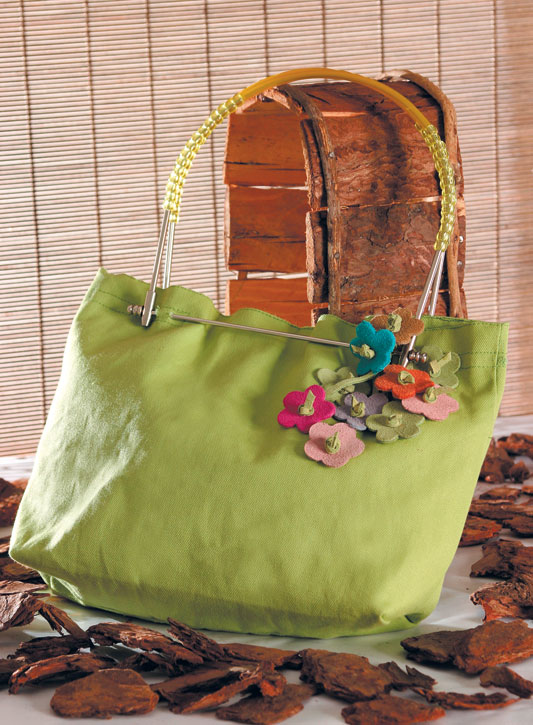 Bolsa de lonita verde