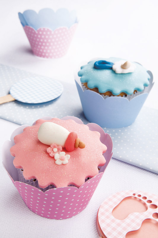 Cupcake de cenoura recheado com ganache