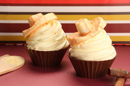 Cupcake de mousse de curau