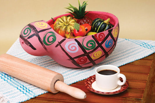 Fruteira de cabaça