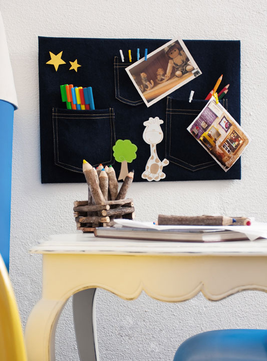 Mural de jeans