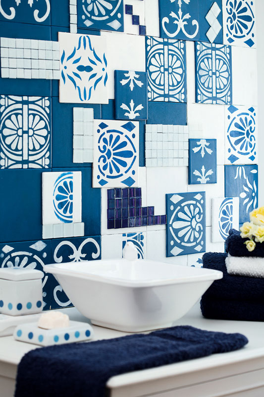 Painel de azulejos