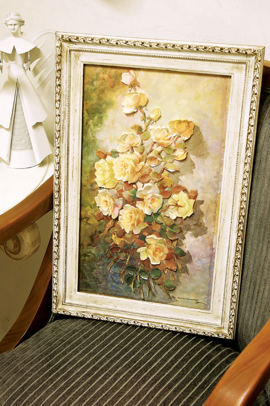 Quadro florido de arte holandesa