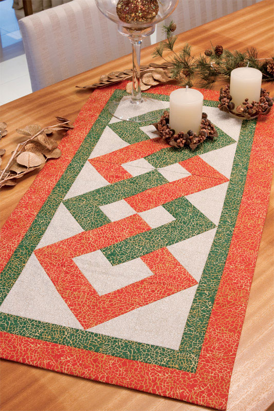Caminho de mesa natalino, para receber o Noel com estilo