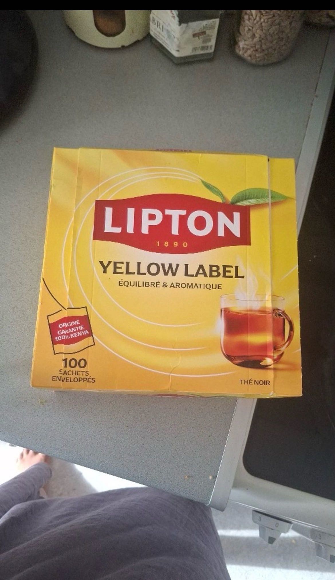 Lipton Yellow Label te – bortskänkes nära Göteborg