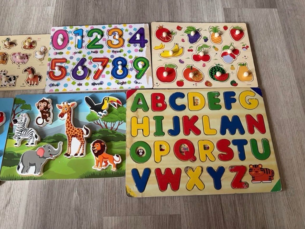 7 träpussel för barn bild 2