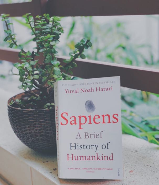 Sapiens av Harari, läst en gån – bortskänkes nära Sverige