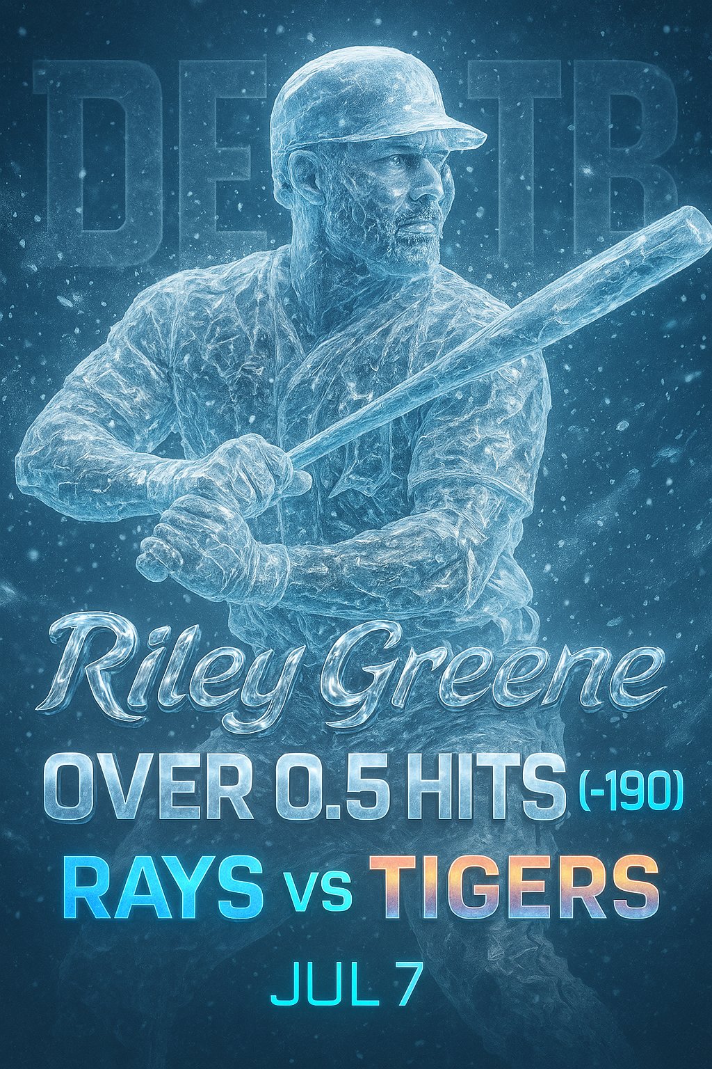 AI-generated detailed analysis visual for Riley Greene showing key statistics and insights