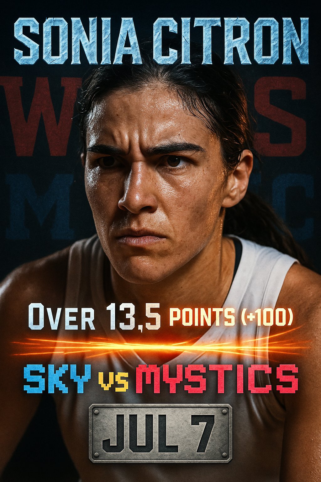 AI-generated detailed analysis visual for Sonia Citron showing key statistics and insights