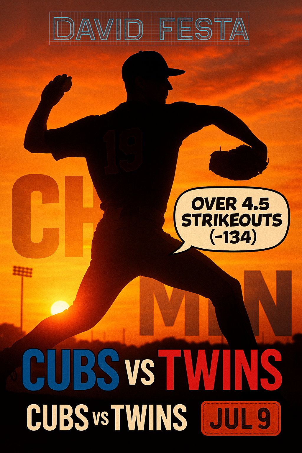 AI-generated detailed analysis visual for David Festa showing key statistics and insights