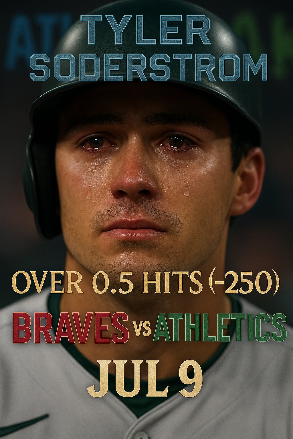 AI-generated detailed analysis visual for Tyler Soderstrom showing key statistics and insights