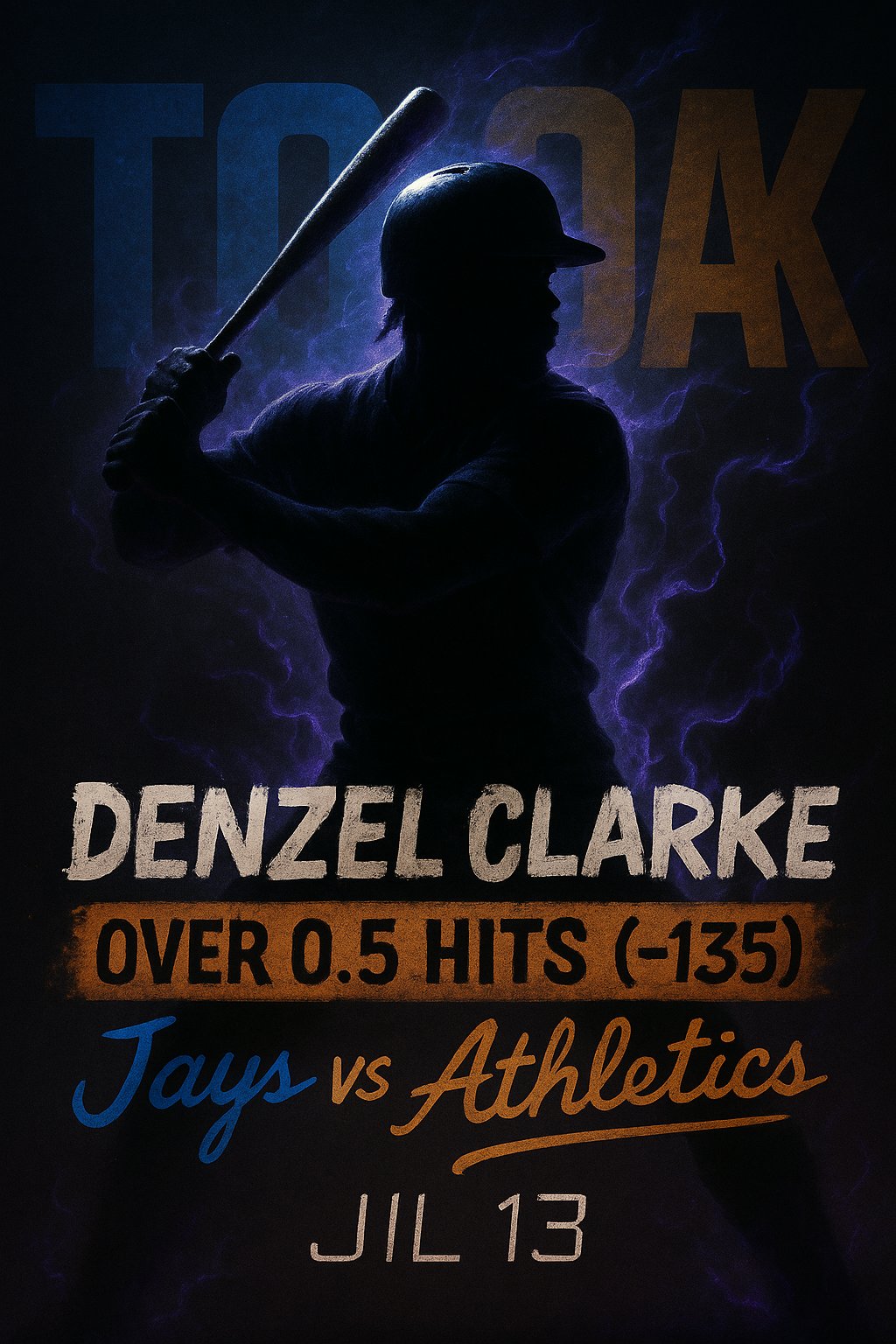 AI-generated detailed analysis visual for Denzel Clarke showing key statistics and insights