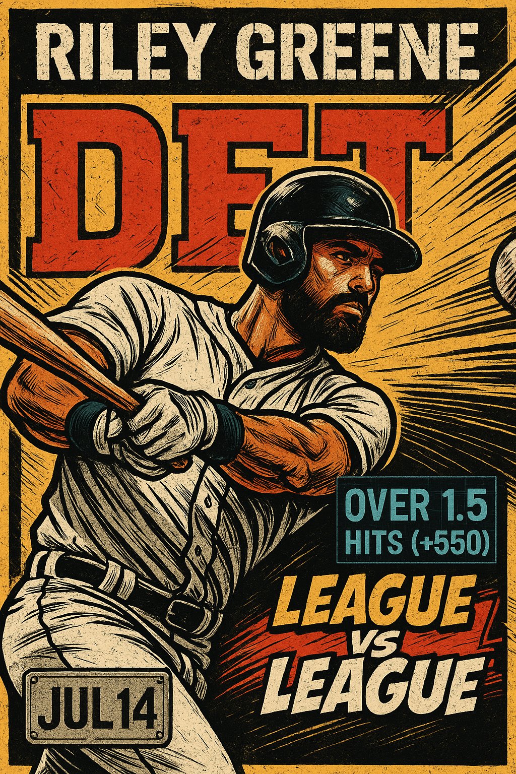 AI-generated detailed analysis visual for Riley Greene showing key statistics and insights