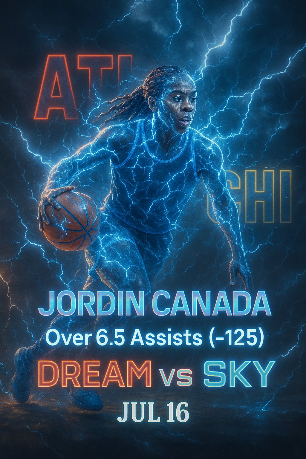 AI-generated detailed analysis visual for Jordin Canada showing key statistics and insights