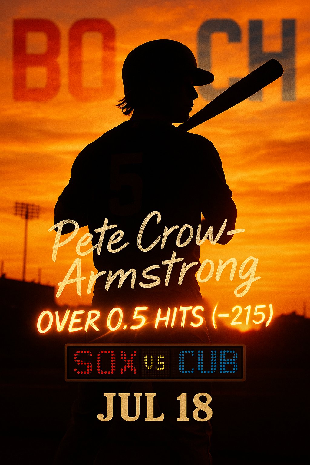 AI-generated detailed analysis visual for Pete Crow-Armstrong showing key statistics and insights